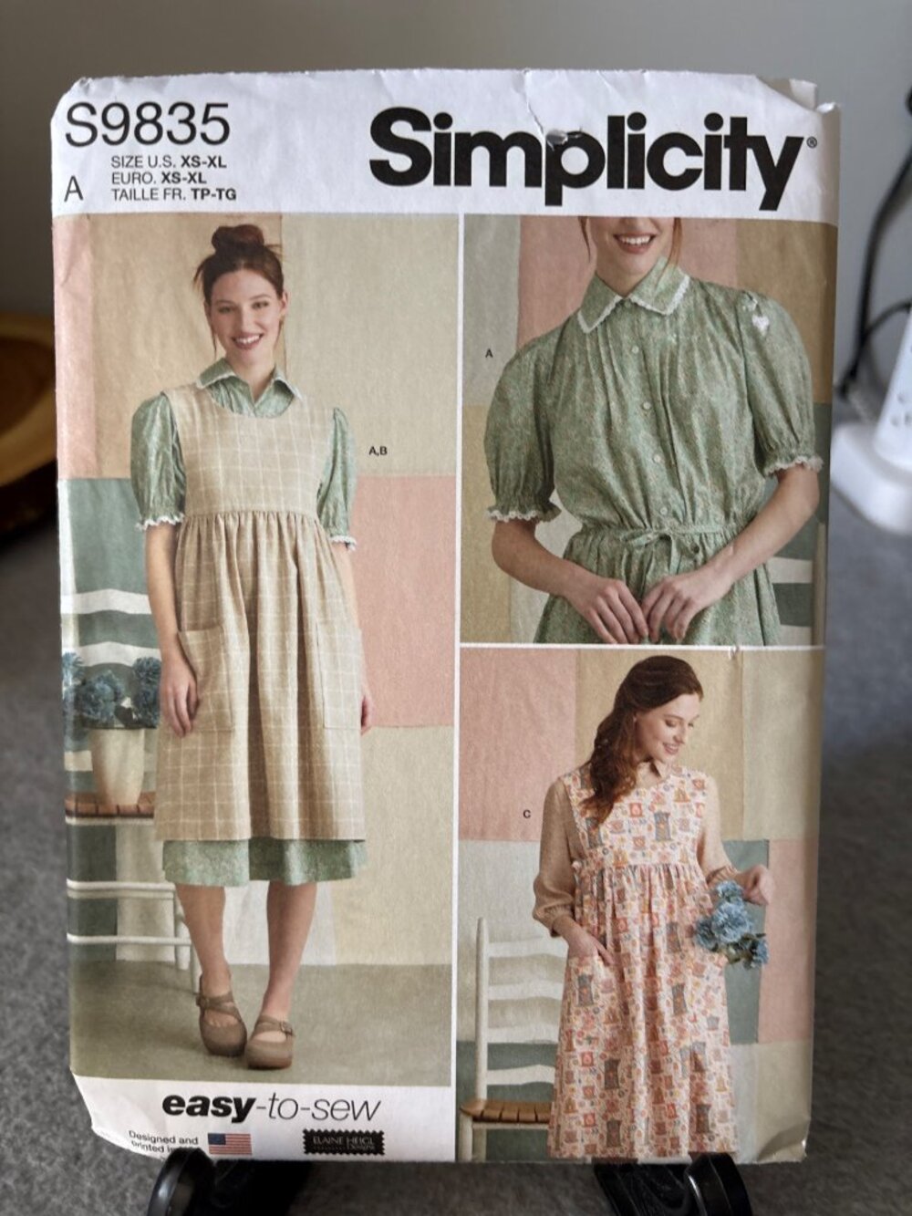9835 Size 4 6 8 10 12 14 16 19 20 Simplicity Dress Pattern Uncut Retro Boho